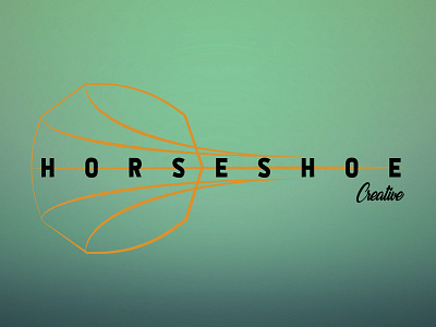 Horseshoe Creative (Logo Concept) adobe business concept creative design horseshoe illustrator logo logo concept newdesign typography