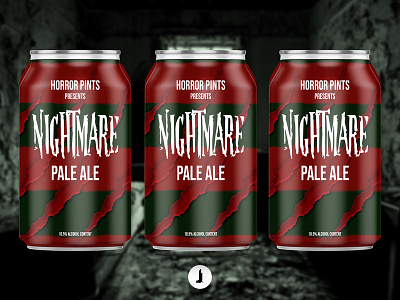 Nightmare Pale Ale | Horror Pints Beer adobe illustrator adobe photoshop alcohol beer craft beer horror horror pints joncarrillocreative
