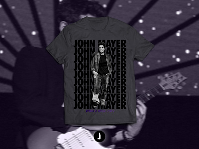 John Mayer | World Tour 2019 Concept T-Shirt john mayer merch merch design merchandise merchandise design merchandising musician shirt shirt design singer