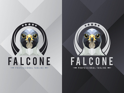 Falcone Logo bird bird logo brand branding company design falcon futuristic hawk icon identity logo modern polygonal security tech technology vector web wild