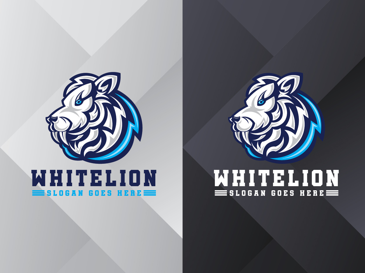 White Lion Logo by Cheylash Yuandromedha on Dribbble