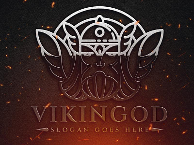 Viking God Logo Template