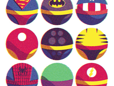superballz balls batman captain america flash hulk iron man spiderman superman thor wolverine