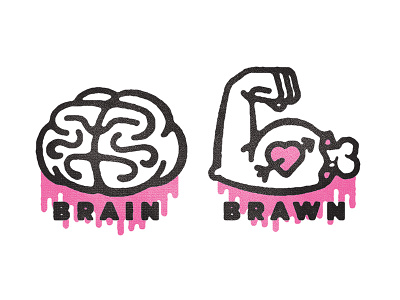 brain and brawn arm brain brawn tattoo