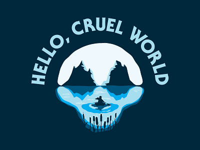 hello world! canoe cruel lake skull