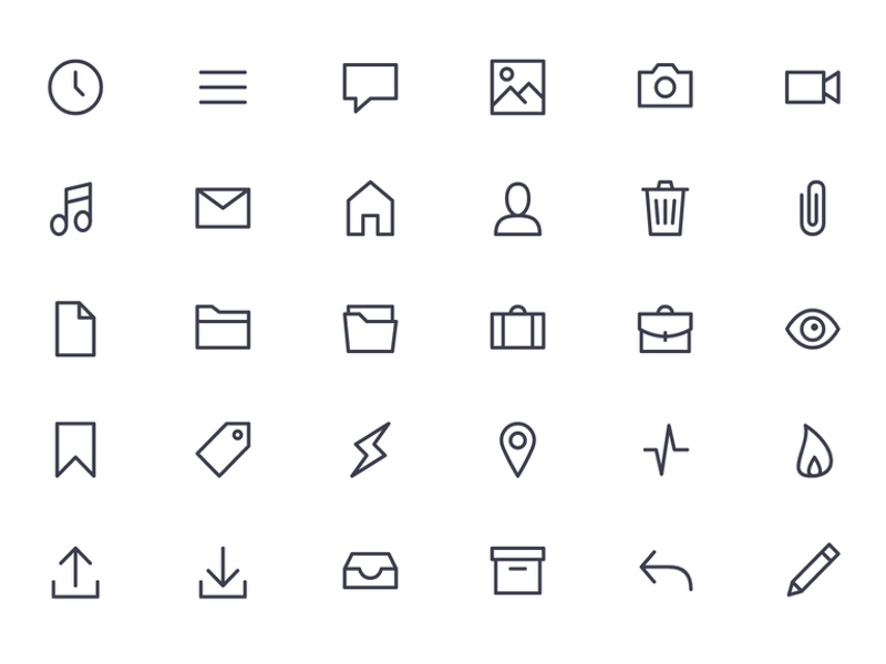 Bytesize Icons By Dan Klammer On Dribbble