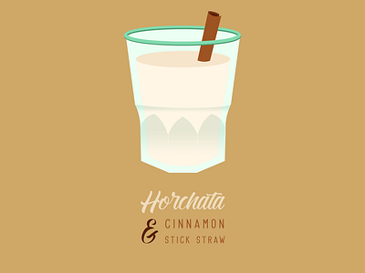 Horchata & Cinnamon Stick Straw
