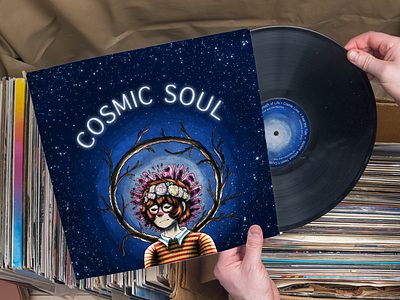 Cosmic Soul album artwork album cover design design graphic design illustration