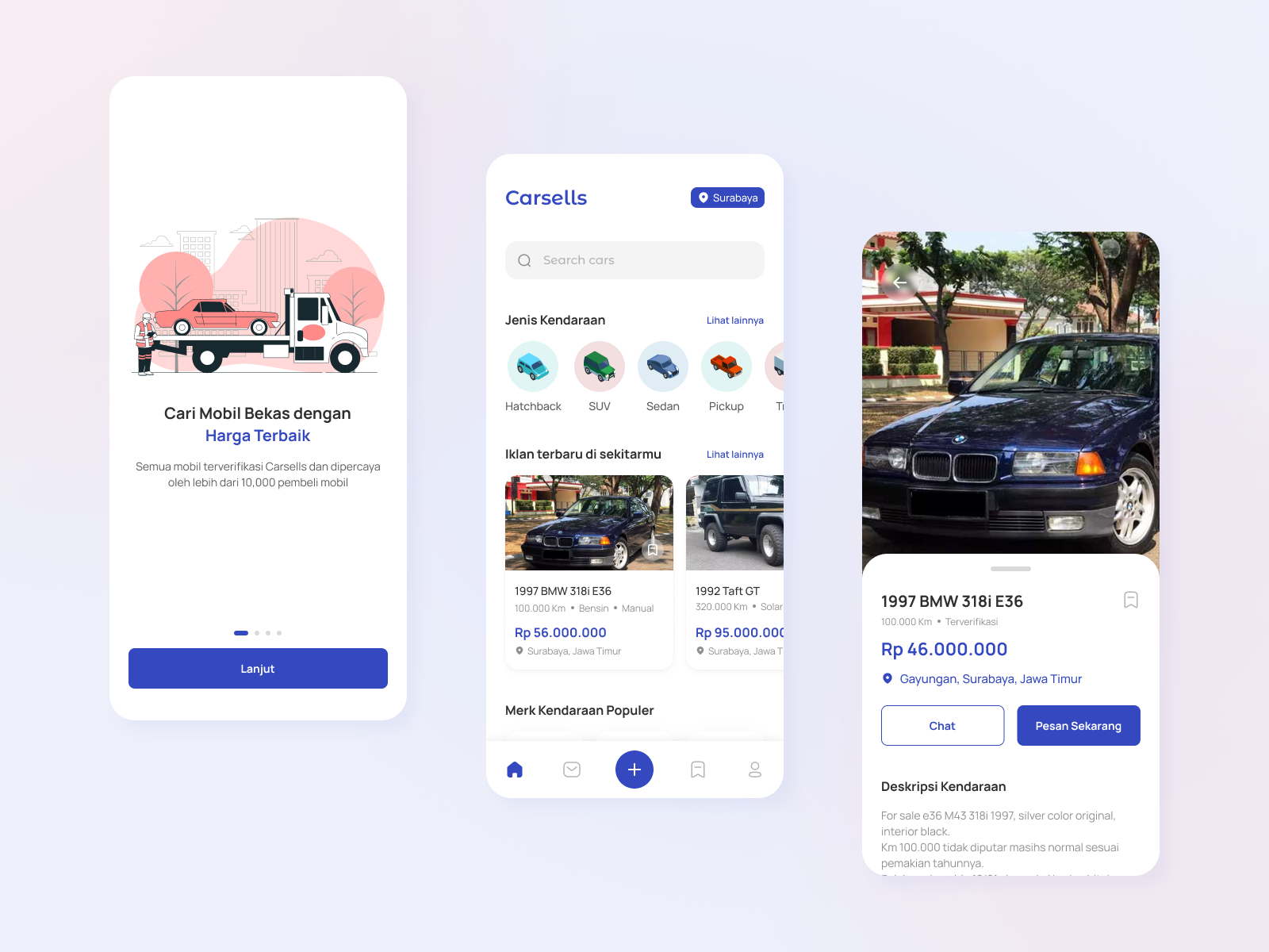 Used Car Commerce App Exploration Design by Faishal Rusydan on Dribbble