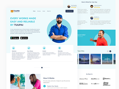 Landing Page TUUPAI Redesign Exploration