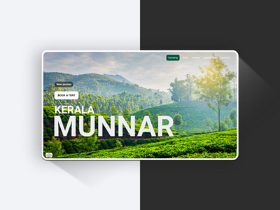 KERALA TOURISM WEB DESIGN app appdesign dailydesign design designer insta kerala top trends ui uidesign uidesigner uiux ux web webdesign website