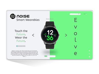 NOISE FIT WEB DESIGN design smart ui uidesign uiux uiweb userinterface uxdesign watch webdesign website websitedesign wen