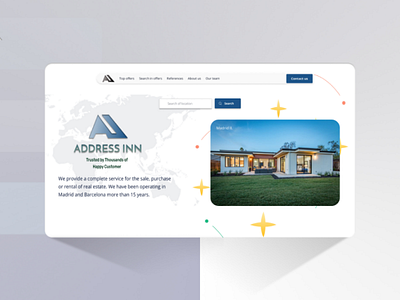 NEW PROJECT FOR ADDRESS INN adobe dribble figma graphic graphicdesign illustrator minimal new shots trend ui uibucket uidesign uikit uiux uiuxdesign uodates ux uxdesign