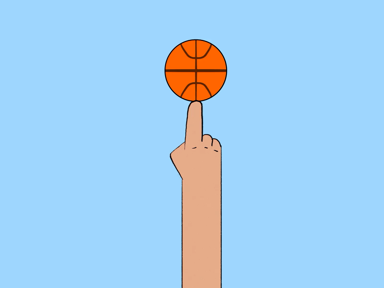 Basketball dude animation cel animation character design gif illustration motion sport