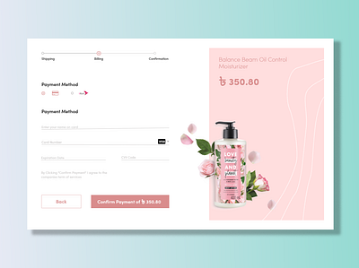 Minimal checkout page 3d animation branding design graphic design illustration logo typography ui ux vector web design