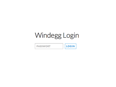 Login Page blue clean flat font form in lato log login password passwort