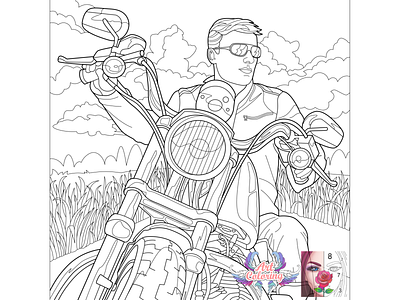 Download 03 Line Art For Mobile App Art Coloring Coloring Book By Darina Miroshnichenko On Dribbble