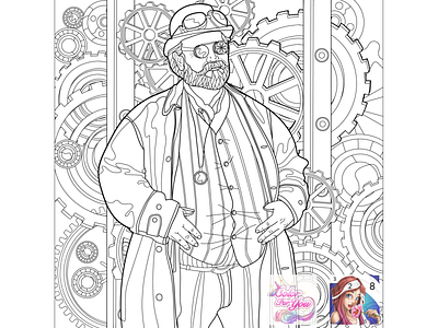 10 Line art for mobile app "Color For You - Plot stories & ..."