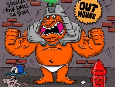 80’s Toy brand “Stinkies” art cartoon cartoon character character design graphic design hand drawn illustration logo monster ui