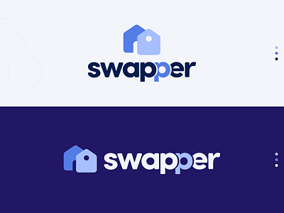 Swapper logo brand branding concept design find home home houses illustration logo swap vector