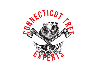 Connecticut Tree Experts logo design logo vector