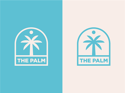 30 Days of Logos | 08 - The Palm beach club branding challenge design flat graphic design illustrator logo logo design minimal palm palm tree vector
