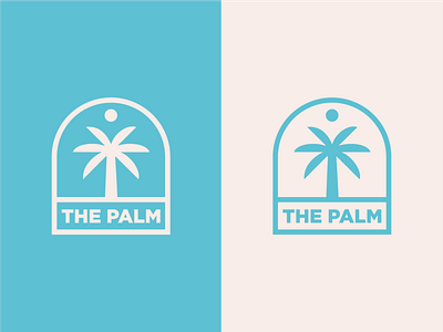 30 Days of Logos | 08 - The Palm beach club branding challenge design flat graphic design illustrator logo logo design minimal palm palm tree vector