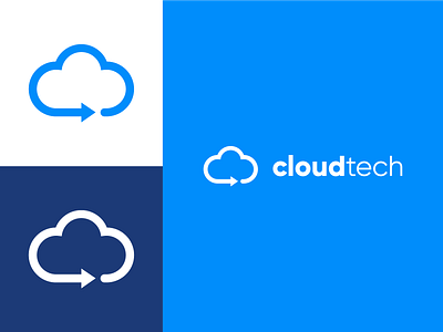 30 Days of Logos | 14 - Cloud Tech branding challenge cloud cloud app cloud logo design flat graphic design illustrator logo logo design minimal vector
