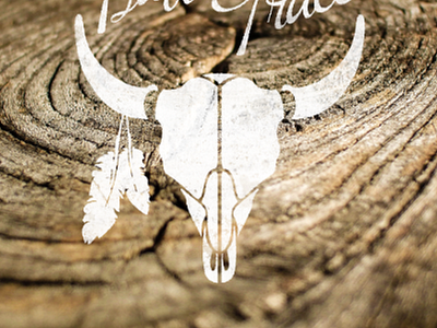 whiskey logo… buffalo feathers logo skull texture whiskey white