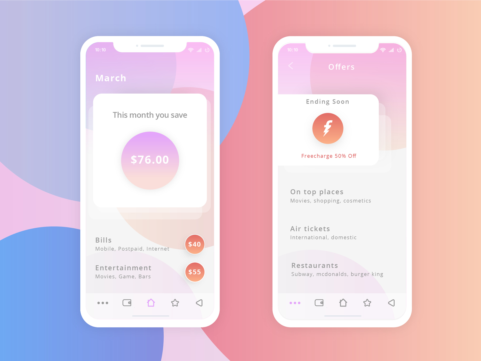 Wallet App Dashboard by Muhammad Sohail on Dribbble