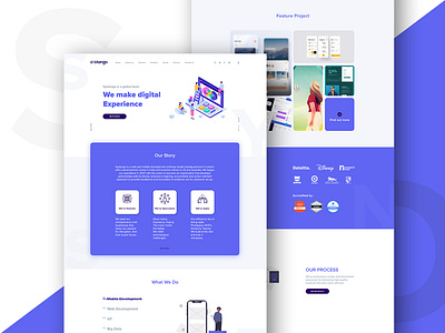 Systango Landing page