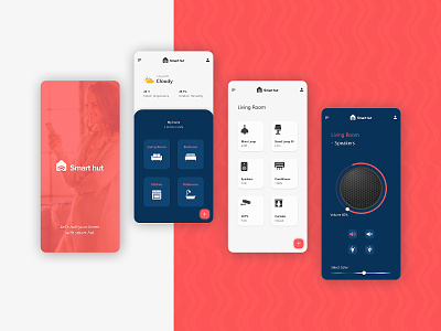 Smart Home App Design 2019 app dashboard app design landing page minimal simple smart smart logo smarthome ui ux