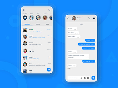 Messaging App 2019 app dashboard chating chating app clean colorful landing page landing page messaging app messaging app ui minimal ui uiux