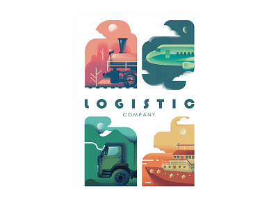 Illustration for logistic company