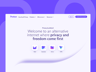 Proton website branding design ui ux web design webdesign website