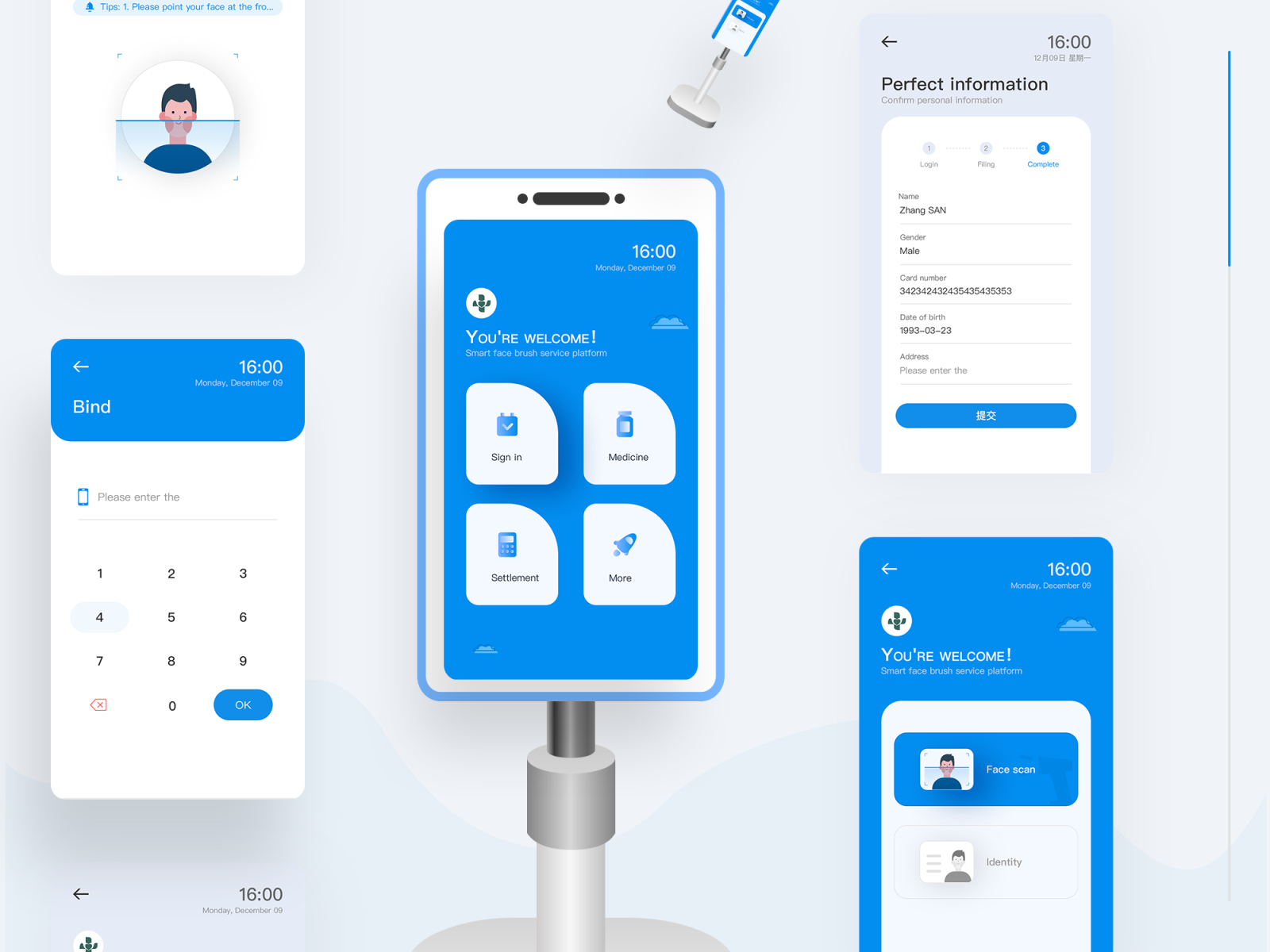 face-scan payment by Lucky on Dribbble
