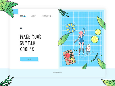 Summertime design illustration ui 插图 设计