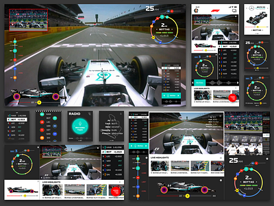 F1 Concept apple watch concept data visualization desktop devices f1 mobile racing streaming watch