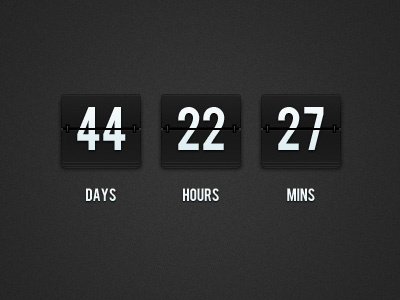 Countdown bebas clock countdown flip flipboard