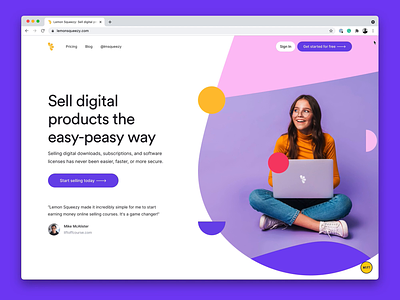 Lemon Squeezy checkout checkout flow clean clean ui colorful e-commerce ecommerce ecommerce app ecommerce business ecommerce design ecommerce shop ecommerce store minimal product products sell selling shop store tailwind
