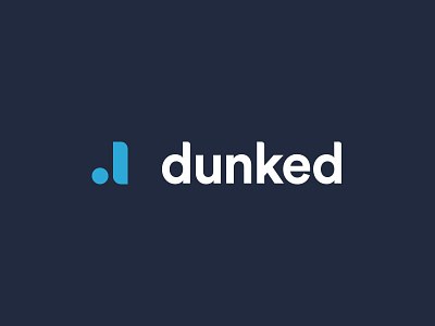 Dunked Rebrand branding dunked ll circular logo