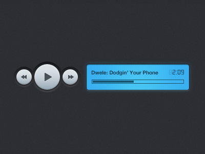 Dodgin' Your Phone buttons lcd music player