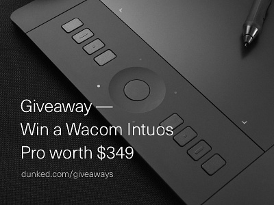 Wacom Intuos Pro Giveaway competition free giveaway wacom