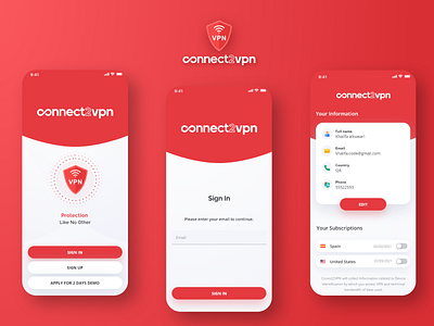 Connect2Vpn | Design and Development