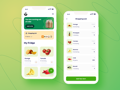 Grocery App mobile app mobile ui