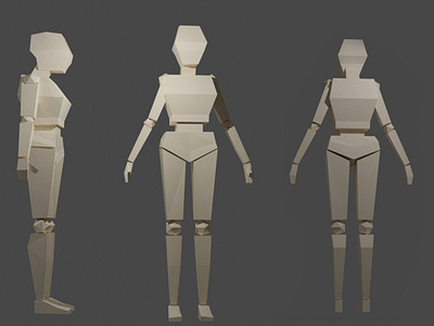 Low Poly Character / part 1