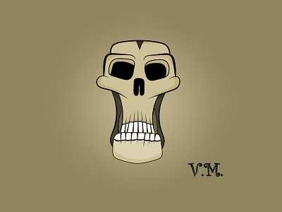 Skull Icon adobe illustrator adobe illustrator draw character design draw graphic tablet halloween design icon illustration skull vector video tutorial