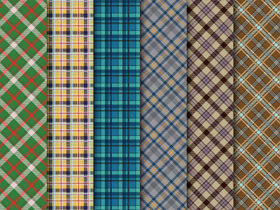 Tartan Pattern Set