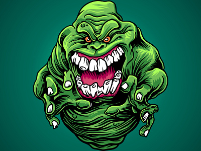 ghostbusters adobe illustrator character design draw drawing illustration vector