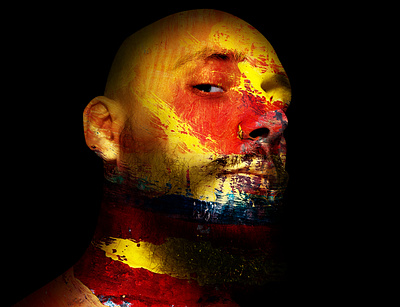 Self Portrait skin retouch art artwork color photoshop portrait